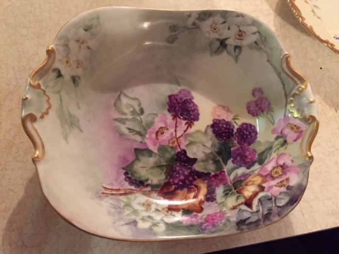 French handpainted bowl