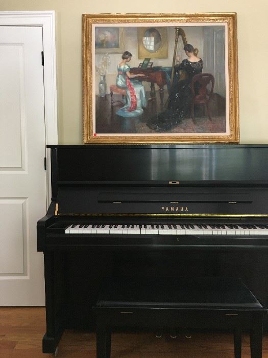 Marguerite S. Pearson Oil, Yamaha Upright Piano Serial # 6006485