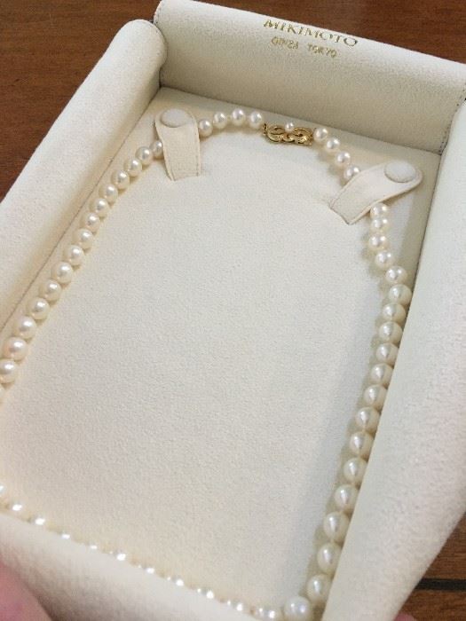 Mikimoto Pearls with 14K Clasp
