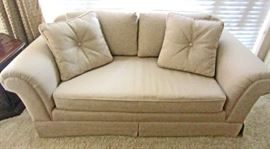 Love seat (fabric matches parlor chairs)