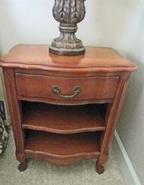 Country French style End table or night stand 