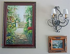 Second Italian scene (original cost $1440.)