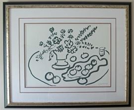 Print signed "H. Matisse 47"