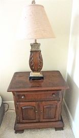 Night stand and table lamp