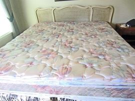 Kong bed set with Country French headboard (there are matching night stands)