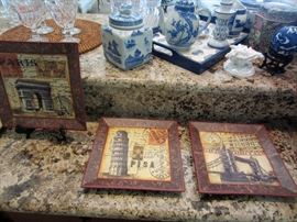 Decorative ceramics and glassware