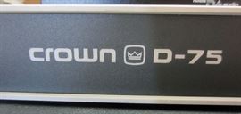 Crown stereo amplifier/reverberator  
