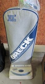 Oreck vacuum with extra bags and belts