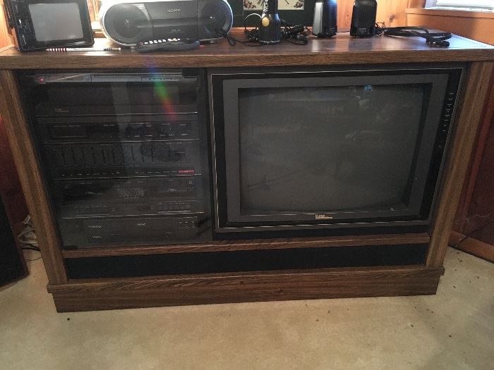 1980's Curtis Mathis TV and components