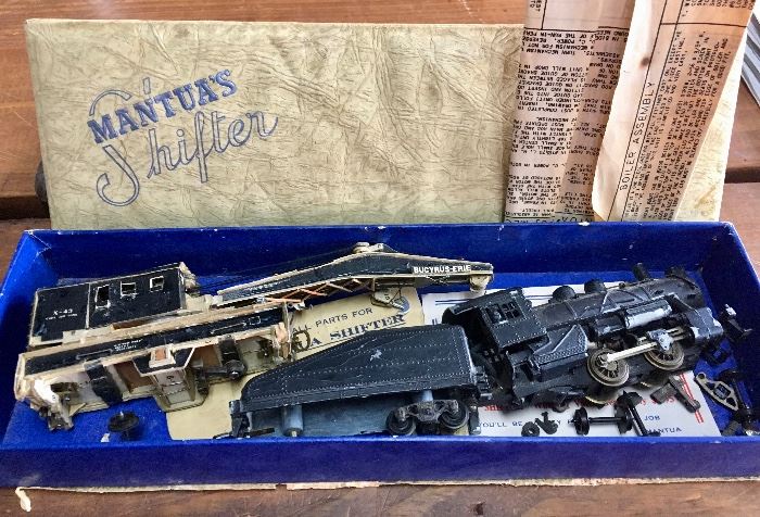 Vintage MANTUA'S "SHIFTER" and the BUCYRUS & ERIE CRANE CAR (Made prior to Tyco)