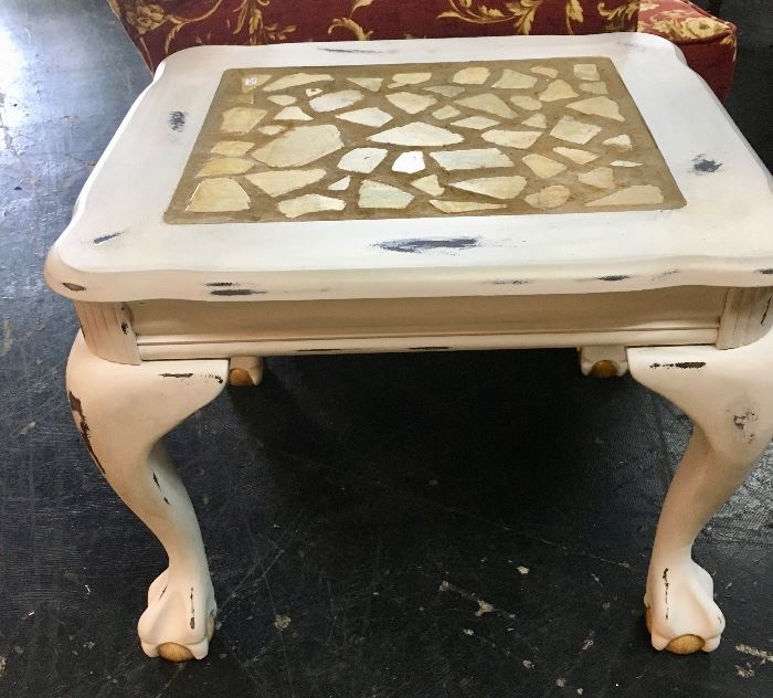 Chalk Painted End Tables (2)