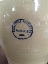 RARE, "Cookeville Pottery Co," (in business from 1939-1960) crock