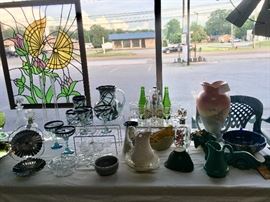 Pottery, Glassware, Serving Pieces