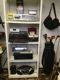 8-Track Player & Stereo Equipment, Golf Clubs, Fishing Poles, Lures, Tackle Boxes....