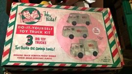 vintage do it yourself truck set mint