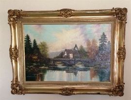 oil painting signed Bradley