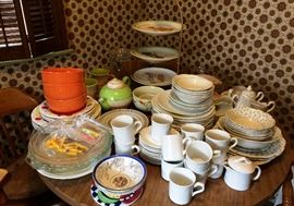 J G Meakin forget me not, JG Meakin white dishes