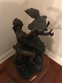Huge Signed Bronze