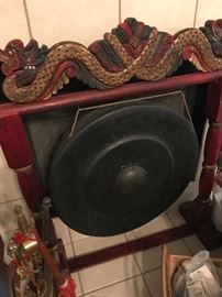 Antique Asian Gong