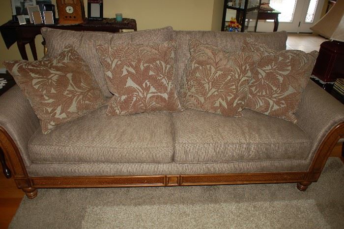 Front view of Hooker couch