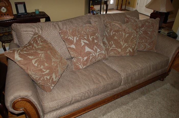 Hooker tan couch