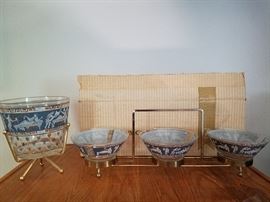 Vintage Hazel Atlas Jeanette Hellenic Grecian Wedgwood Blue