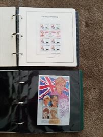 Royal Wedding Stamp Collection and other stamps not pictured