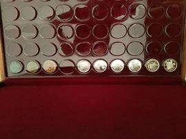 Franklin Mint Sterling State Coins