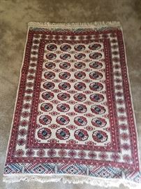 Pakistan Bokhara Hand Knotted Wool Rug