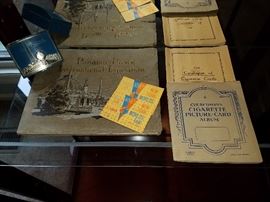 Worlds Fair items, Cigarette Picture Card Album with catalog