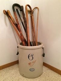 Wood and bamboo canes