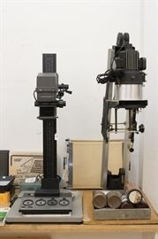 Photo enlargers - Phillips Colour Enlarger PCS-130 with an Electronic Tri-One control unit and a Simmon Omega photo enlarger.