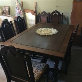 Dining pub table and chairs