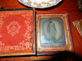 Tin Type Civil War Photo