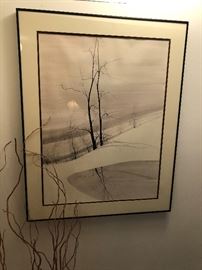 "Serenity in Black and White" by P. Buckley Moss