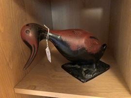 1950's Virginia Metal Crafters Duck Door Stop