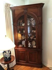 Corner Curio Cabinet with "Touch" On