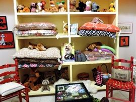 Dog Items: Beds and Plush Dogs