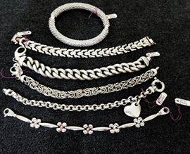 Sterling Silver Bracelets