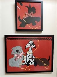 Framed Dog Art