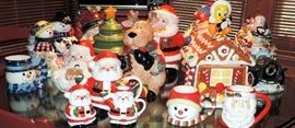 Cookie Jars and Christmas Mugs