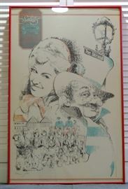 Budweiser Salutes Dickens on the Strand, Framed Print, 1986, Out of Print