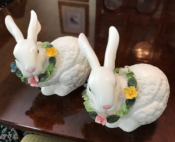 ceramic bunnies