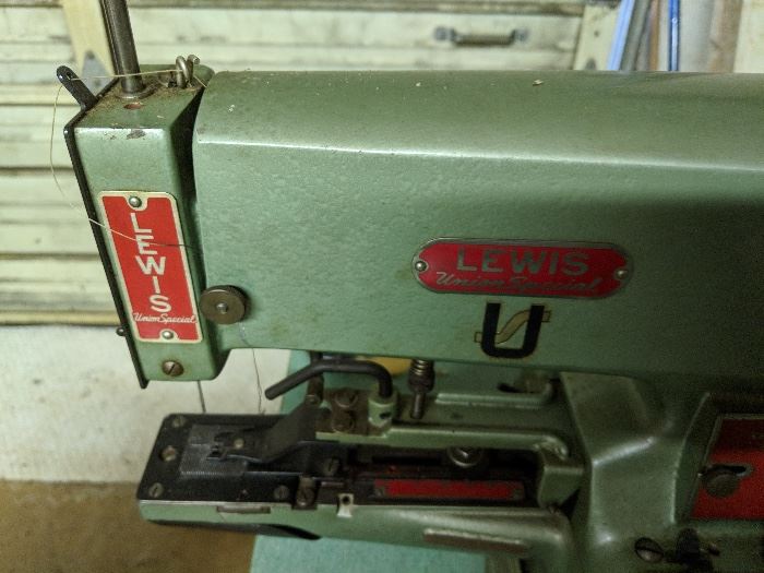 Lewis commercial sewing machine 