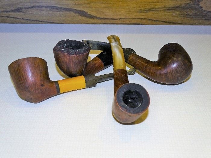 Vintage smoking pipe collection. English and Danish collection.