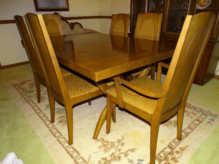 Kroehler mid century modern dining room set