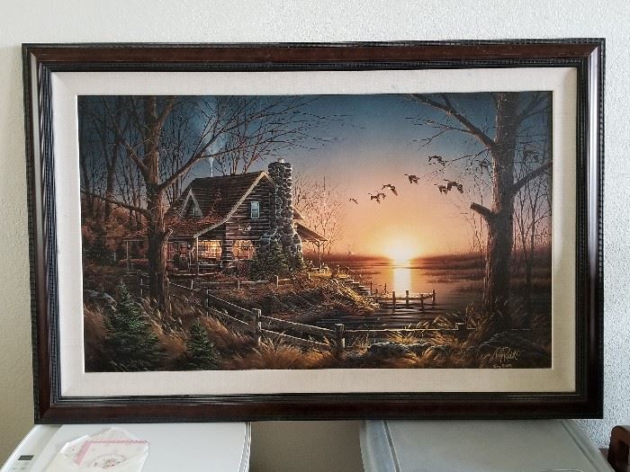 Terry Redlin Canvas Print "Comforts of Home" Legacy Edition