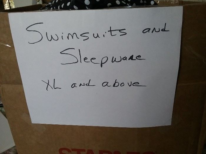 Women's Swimsuits and Sleepware
