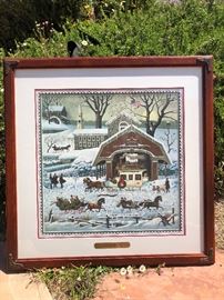 Charles Wysocki Signed "Twas Twilight Before Chrismas"