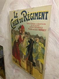 Le Chien Du Regiment Opera Poster "Rene Pean"